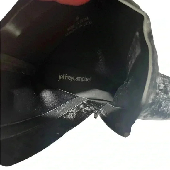 Jeffrey Campbell Anthro Laris velvet grunge fairy whimsygoth ankle boot 9 - Picture 7 of 7